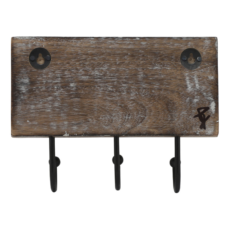 Key Holder Floral 3 Hooks