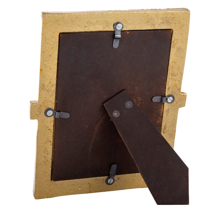 Photo Frame Golden Metal