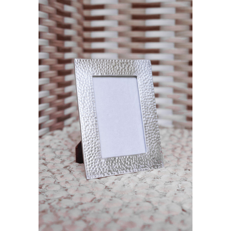 Photo Frame Sliver Hammered