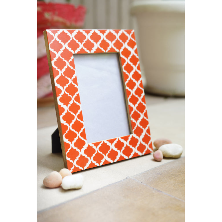 Photo Frame Wood (Red)