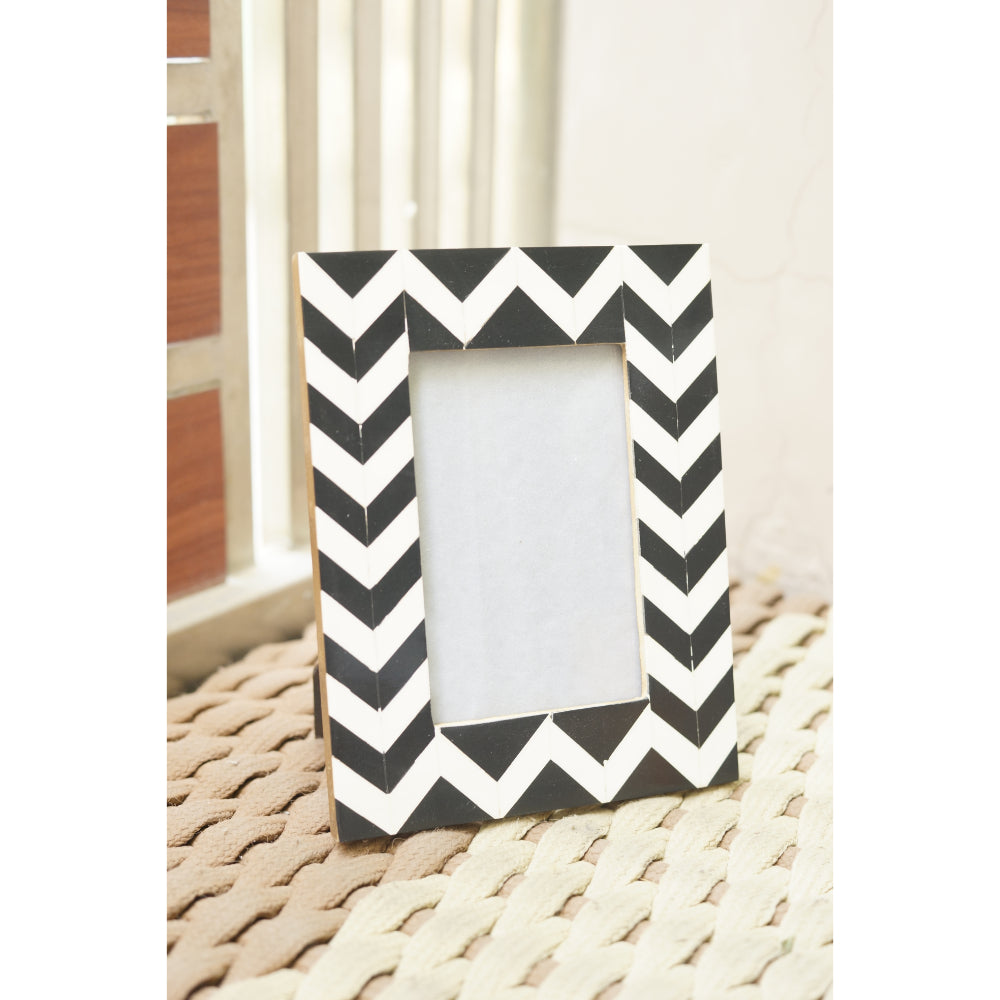 Photo Frame Wood Wave