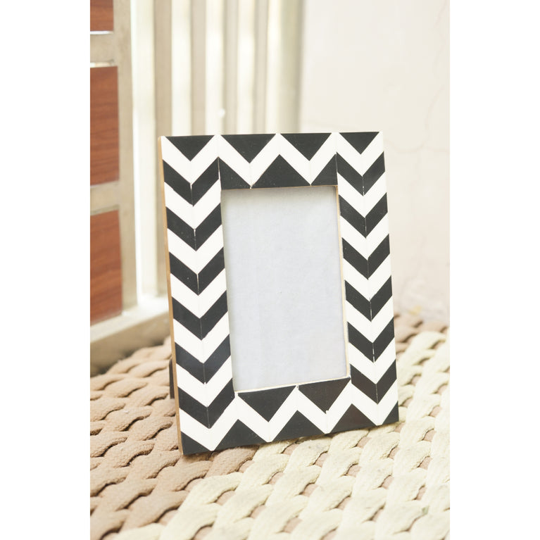 Photo Frame Wood Wave