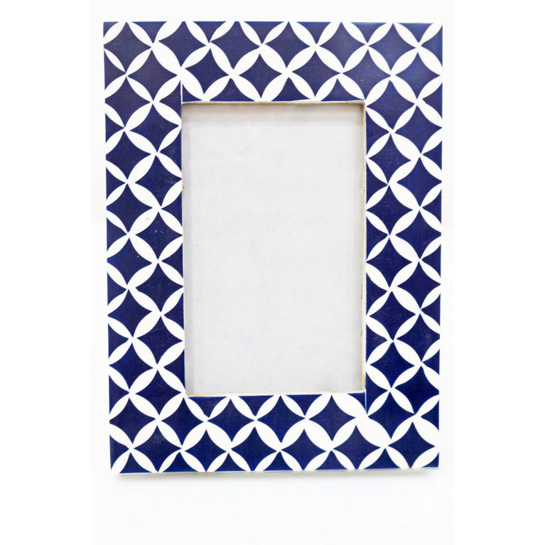 Photo Frame Wood (Blue)