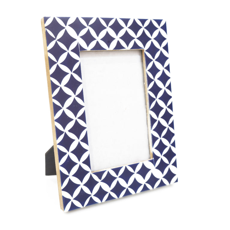 Photo Frame Wood (Blue)
