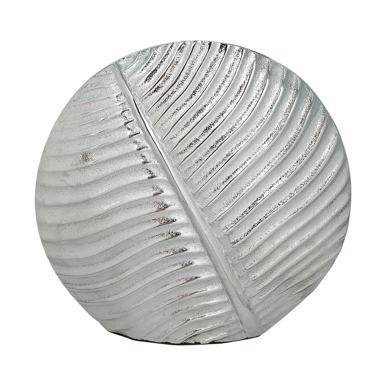 Vase Leaf Silver