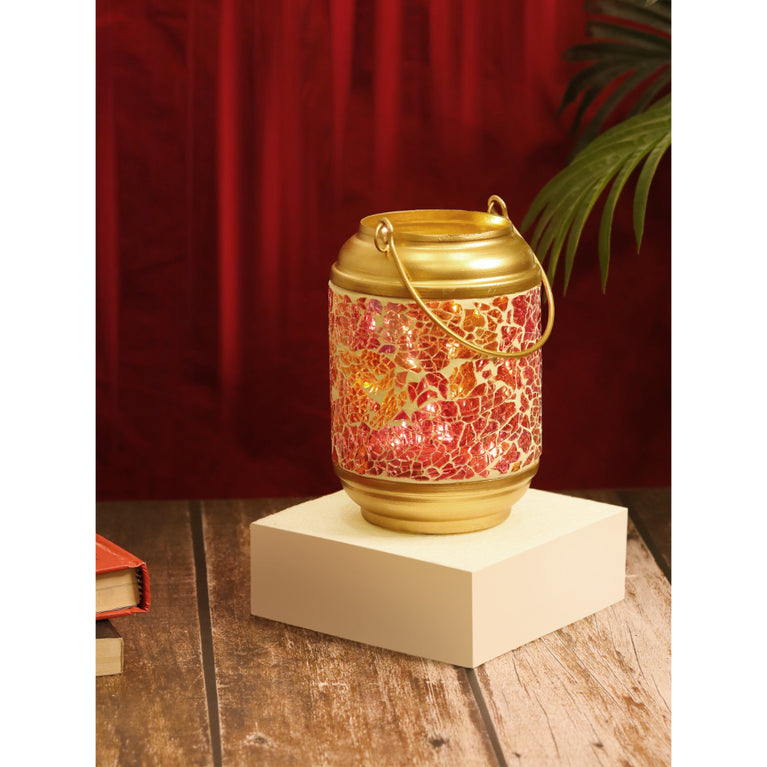 Lantern Golden Red