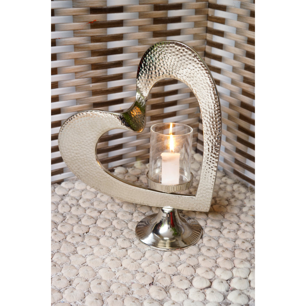 Candle Stand Tilted Heart