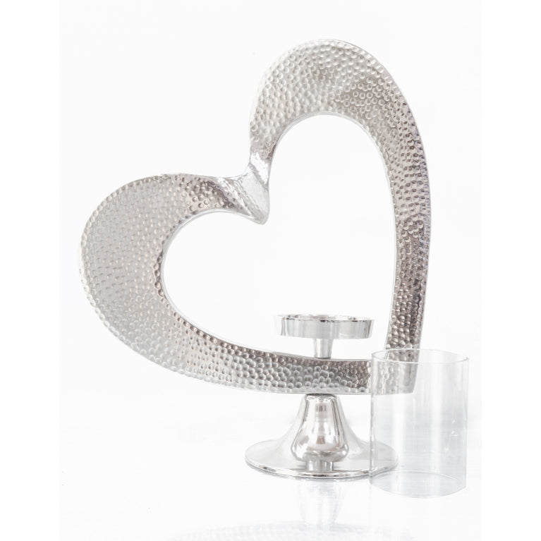 Candle Stand Tilted Heart