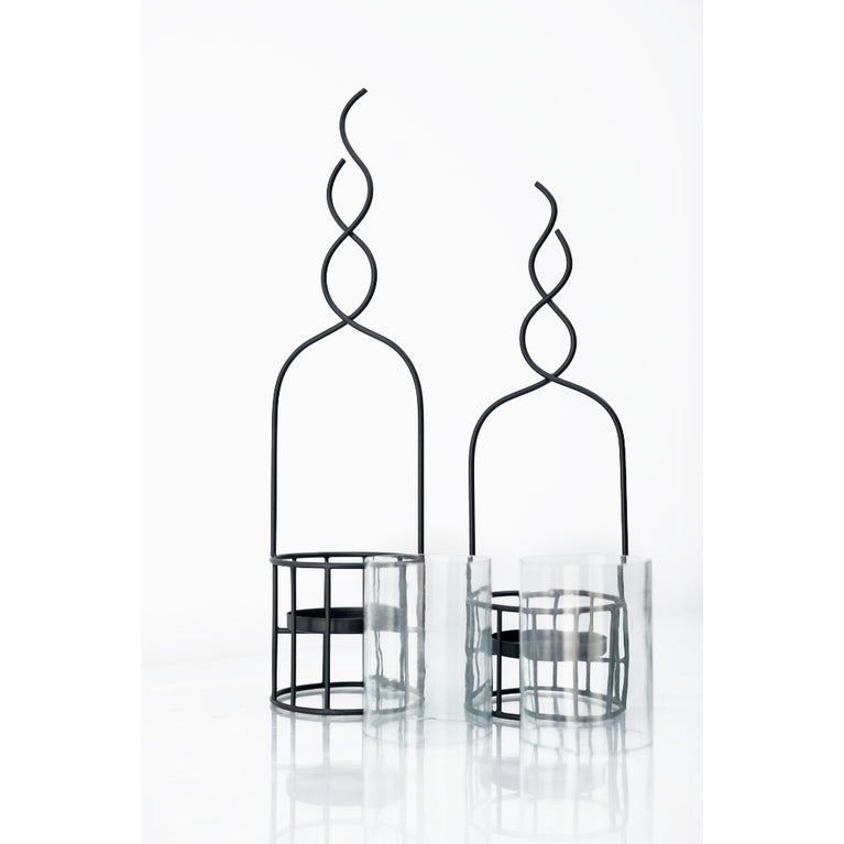 Candle Stand Basket (Black)