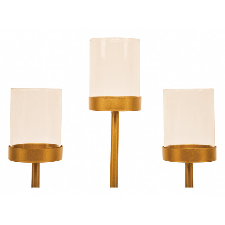 Tea Light holder For 5 Tea Lights On Horizontal Bar