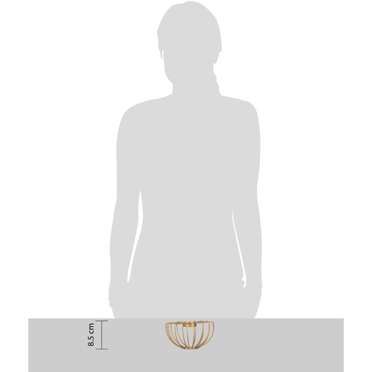 Tea Light Holder Wire (Gold)