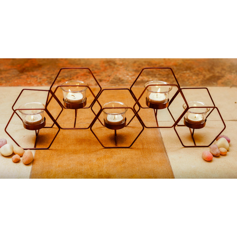 Tea Light Holder Honey Comb