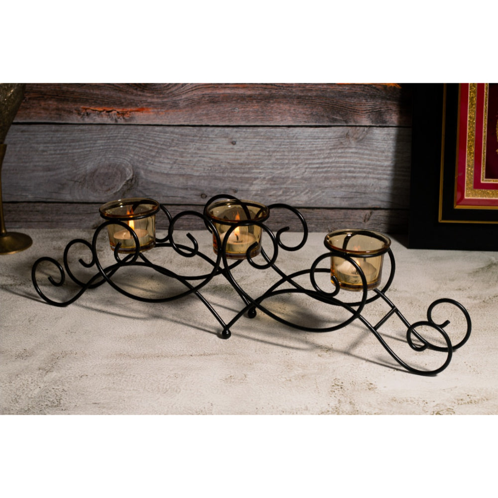 Tea Light Holder Wave