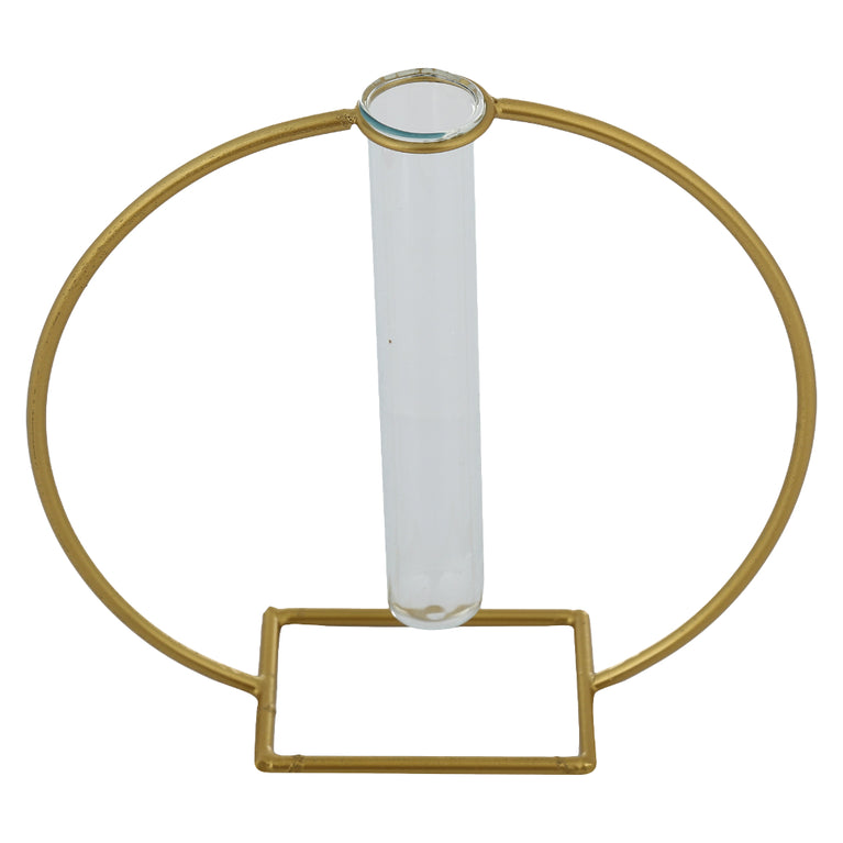 Vase Circular With Test Tube