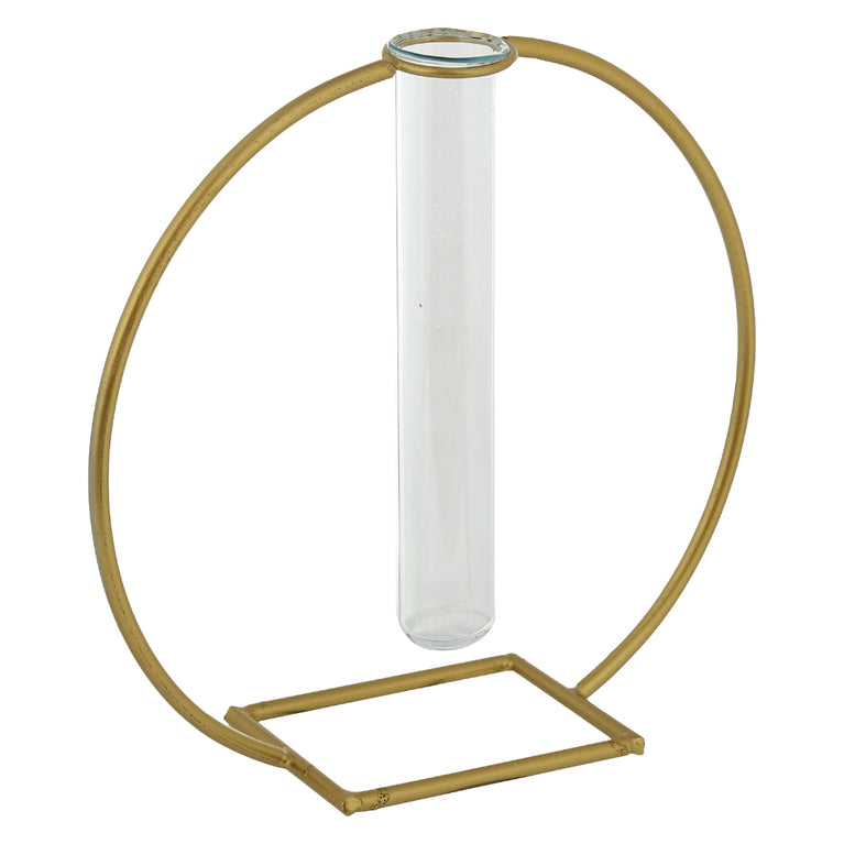 Vase Circular With Test Tube