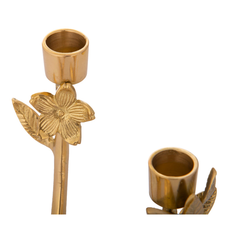 Candle Stand Brass Birds 4