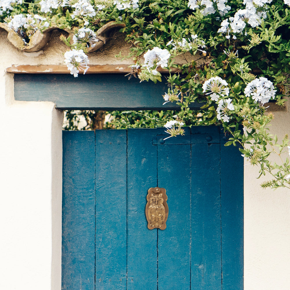 Door Knocker Owl (Golden)