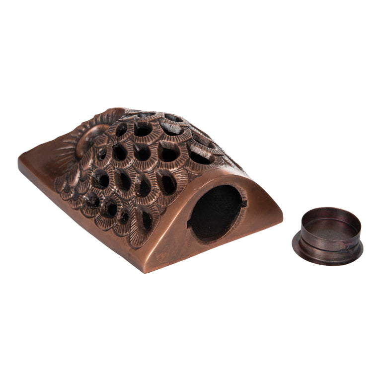 Tea Light Holder in Owl Shape (Copper Color)