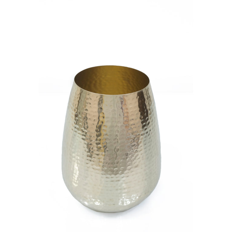 Vase Golden Hammerred Small