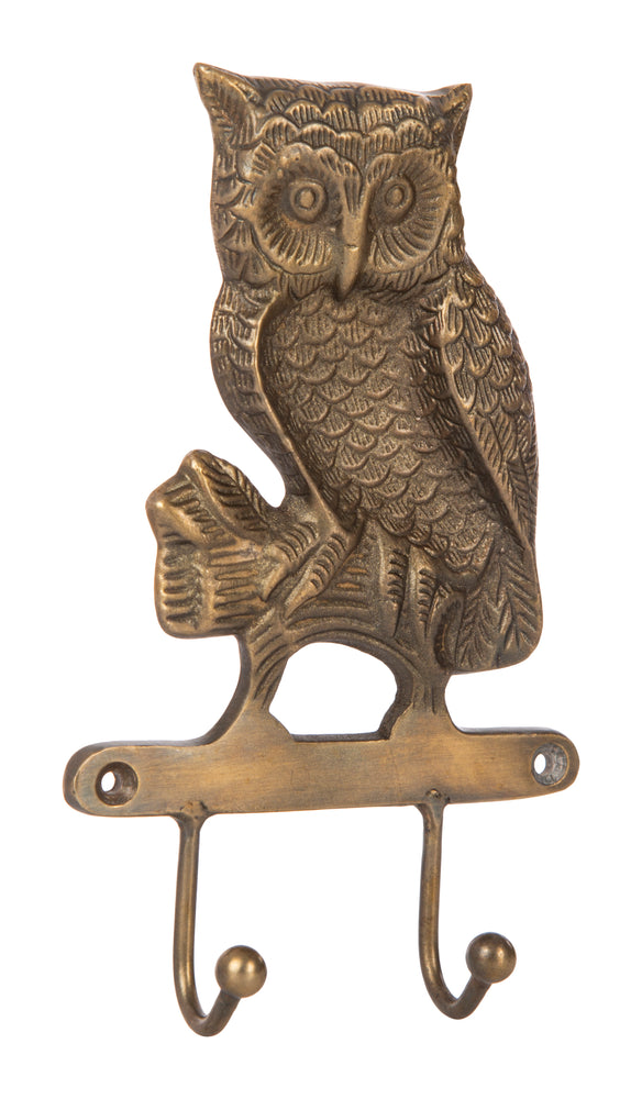 Key Holder Owl Double Hook